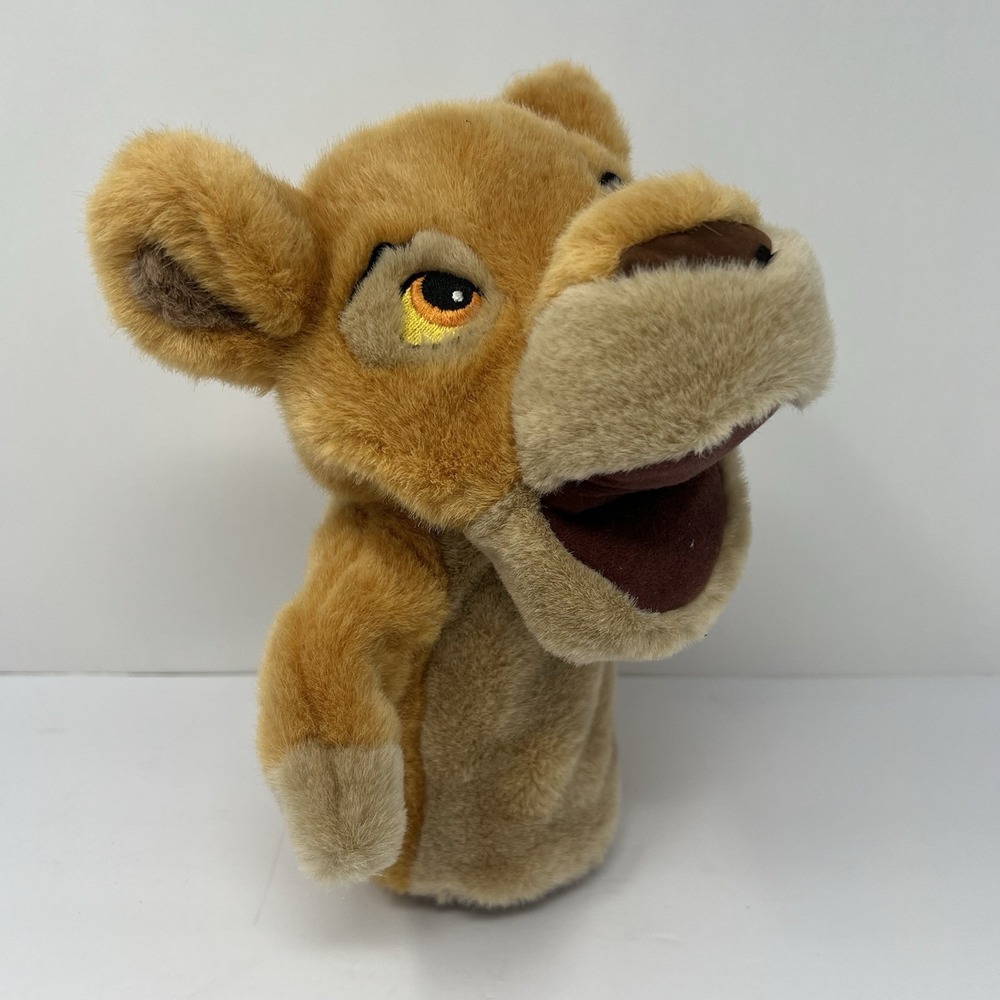 Disney Lion King Hand Puppet Simba Plush Stuffed Animal Toy